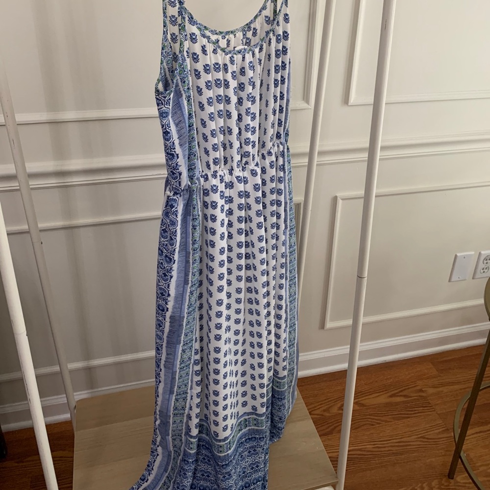 Blue and white Sun Dress